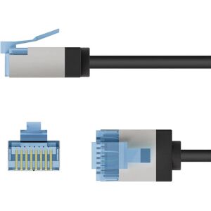 Goobay Zwart Cat6a U/FTP Netwerkkabel - 7,5m Goobay Zwart Cat6a U/FTP Netwerkkabel - 7,5m