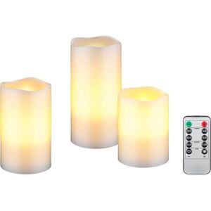 Goobay Sada 3 Bílých LED Svíček - Typ svíčky Goobay Sada 3 Bílých LED Svíček - Typ svíčky