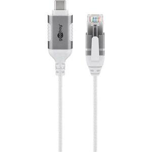 Goobay 74386 Adaptador de gênero de cabo - USB 3.1, RJ45, Branco Goobay 74386 Adaptador de gênero de cabo - USB 3.1, RJ45, Branco