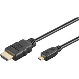 Goobay Ultra High-Speed HDMI Micro Cable - 3m - Black Goobay Ultra High-Speed HDMI Micro Cable - 3m - Black