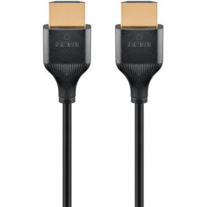 Goobay 0,5m Slankt HDMI Ethernet-kabel - 4K 60Hz - Pladsbesparende Goobay 0,5m Slankt HDMI Ethernet-kabel - 4K 60Hz - Pladsbesparende