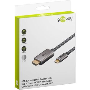 Goobay 75700 USB-C HDMI Adapter 2m - Video Cable Goobay 75700 USB-C HDMI Adapter 2m - Video Cable