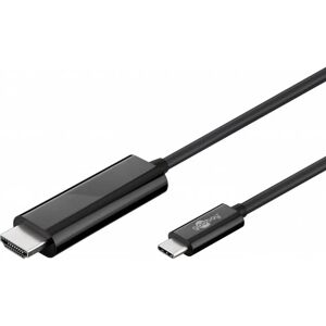 Goobay USB-C till HDMI-kabel - 4K@60Hz, 1,8m, Svart Goobay USB-C till HDMI-kabel - 4K@60Hz, 1,8m, Svart