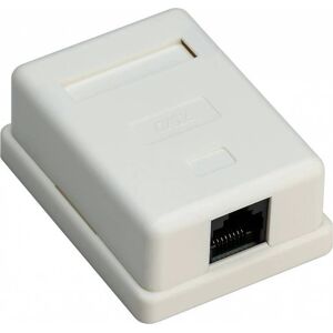 Goobay 77632 Outlet Box RJ45 White - Network Wall Mount Goobay 77632 Outlet Box RJ45 White - Network Wall Mount