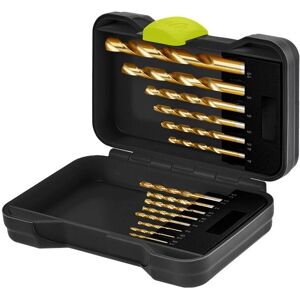 Goobay 77850 Drill Bit Set - 15-Piece Metal Drill Bits - Titanium Coated Goobay 77850 Drill Bit Set - 15-Piece Metal Drill Bits - Titanium Coated
