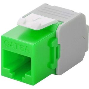 Goobay Green-White Keystone Module - Network Accessory Goobay Green-White Keystone Module - Network Accessory