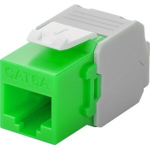 Goobay Green-White Keystone Module - Network Accessory Goobay Green-White Keystone Module - Network Accessory