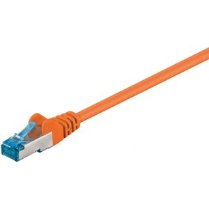 Goobay 93683 Oranssi Cat6a S/FTP Verkkokaapeli 1m Goobay 93683 Oranssi Cat6a S/FTP Verkkokaapeli 1m