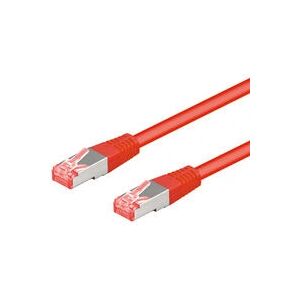 Cable de red CAT6a 10 m Rojo de Goobay Cable de red CAT6a 10 m Rojo de Goobay
