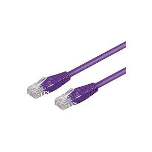 Cable de red Cat6 violeta de 0,25m Goobay Cable de red Cat6 violeta de 0,25m Goobay