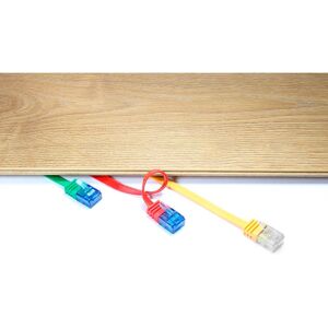 Goobay 2m U/UTP CAT6a Networking Cable - Flat, Red Goobay 2m U/UTP CAT6a Networking Cable - Flat, Red