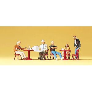 Preiser 10369 Figurines H0 - Consommateurs de café - Trains miniatures - Publicité Preiser 10369 Figurines H0 - Consommateurs de café - Trains miniatures - Publicité