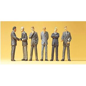 Figurines d'hommes d'affaires H0 Preiser - PR10380 - Publicité Figurines d'hommes d'affaires H0 Preiser - PR10380 - Publicité