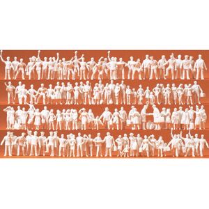 Preiser Staff Passenger Station Figures - H0 Scale - Model Figures Preiser Staff Passenger Station Figures - H0 Scale - Model Figures