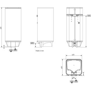 AEG - DEM 150 Comfort EL - Wandhang opslagverwarming AEG - DEM 150 Comfort EL - Wandhang opslagverwarming