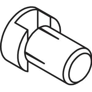 Roto - Türbeschlag + Scharnier - Ø10mm L14mm Kunststoff schwarz - hardware component Roto - Türbeschlag + Scharnier - Ø10mm L14mm Kunststoff schwarz - hardware component