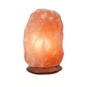 Himalaya Salt Dreams Saltkrystallsbordlampe - Håndlavet, Orange, Ø 12cm x 18cm H Himalaya Salt Dreams Saltkrystallsbordlampe - Håndlavet, Orange, Ø 12cm x 18cm H
