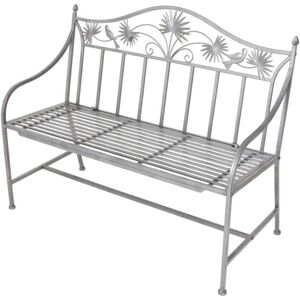GARDEN PLEASURE Sofie Silber Gartenbank - Gartenbank GARDEN PLEASURE Sofie Silber Gartenbank - Gartenbank