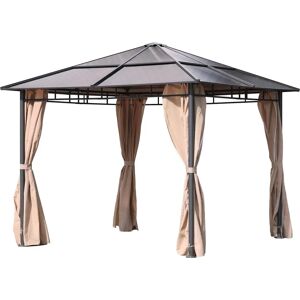 Pavillon Garden Pleasure NAPA - Quadrato, Grigio - Riparo Esterno Pavillon Garden Pleasure NAPA - Quadrato, Grigio - Riparo Esterno
