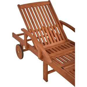 GARDEN PLEASURE Beverly Hills Eukalyptus Verstellbare Gartenliege GARDEN PLEASURE Beverly Hills Eukalyptus Verstellbare Gartenliege