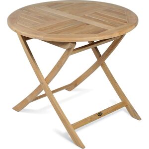 Table ronde marron Garden Pleasure Solo - Mobilier de jardin - Publicité Table ronde marron Garden Pleasure Solo - Mobilier de jardin - Publicité