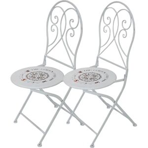 Garden Pleasure Bayo Weiße Stapelbare Gartenstühle - Gartenstuhl Garden Pleasure Bayo Weiße Stapelbare Gartenstühle - Gartenstuhl