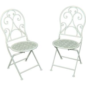 Garden Pleasure Lascar Gartensessel - Stapelbarer Metallstuhl Garden Pleasure Lascar Gartensessel - Stapelbarer Metallstuhl