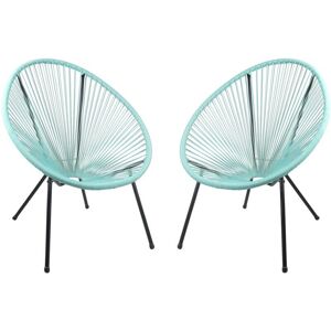 Garden Pleasure Dalida Minz Gartenstuhl - Outdoor Beständiges Sitzen Garden Pleasure Dalida Minz Gartenstuhl - Outdoor Beständiges Sitzen