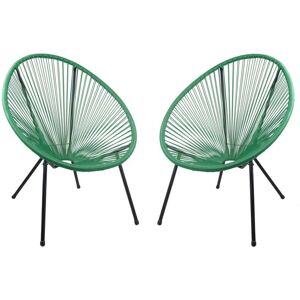 Garden Pleasure Dalida Grüner Gartenstuhl - Outdoor Möbel Garden Pleasure Dalida Grüner Gartenstuhl - Outdoor Möbel