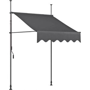 Garden Pleasure Klemmmarkise antracit 200x120cm - Slunečník Garden Pleasure Klemmmarkise antracit 200x120cm - Slunečník