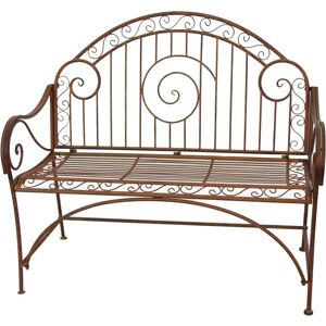 Garden Pleasure CAMEROON Gartenbank - Wetterfestes Metall 112cm Garden Pleasure CAMEROON Gartenbank - Wetterfestes Metall 112cm