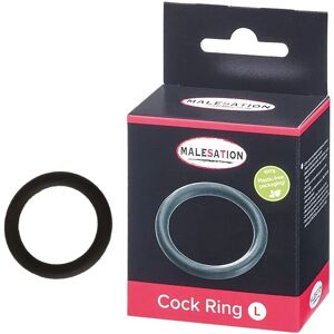Anillo de Pene de Silicona Malesation Negro - Anillo Anillo de Pene de Silicona Malesation Negro - Anillo