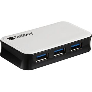 Hub USB Sandberg 133-72 - Protection contre surcharge, 4 ports Hub USB Sandberg 133-72 - Protection contre surcharge, 4 ports