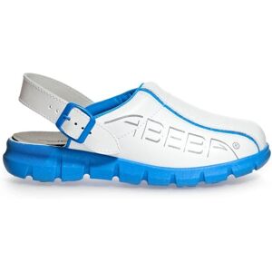 Abeba Dynamic 7312 - Clogs da lavoro, Bianco/Blu Abeba Dynamic 7312 - Clogs da lavoro, Bianco/Blu