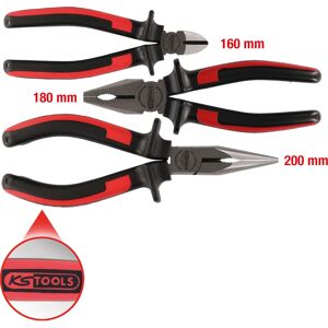 KS Tools 115.1010 Set di pinze multiuso - Universali, Lunghe, Tagliacoltelli KS Tools 115.1010 Set di pinze multiuso - Universali, Lunghe, Tagliacoltelli