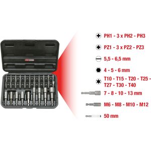 KS Tools 122.2100 Schrauberbit - 31-tlg. Set für Sanitär, Heizung, Klima KS Tools 122.2100 Schrauberbit - 31-tlg. Set für Sanitär, Heizung, Klima