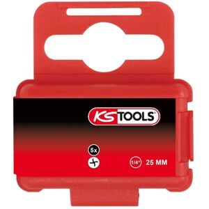 Ks Tools 911.2902 Sada šestihranných bitů - 25mm, #6, 5 kusů Ks Tools 911.2902 Sada šestihranných bitů - 25mm, #6, 5 kusů