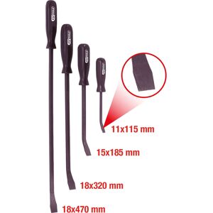 KS Tools 911.8100 Chrome Molybdenum Crowbar - Set of 4 KS Tools 911.8100 Chrome Molybdenum Crowbar - Set of 4