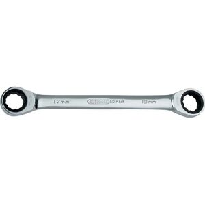 Chiave ad anello KS Tools 503.4511 - 8x10mm, Doppia a cricchetto, Cromo Vanadio Chiave ad anello KS Tools 503.4511 - 8x10mm, Doppia a cricchetto, Cromo Vanadio