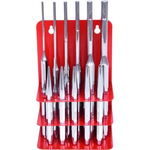 KS Tools 156.0180 Pin Punch Set - 17 Piece Chrome Vanadium Steel KS Tools 156.0180 Pin Punch Set - 17 Piece Chrome Vanadium Steel