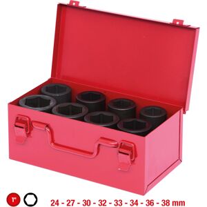 KS Tools 515.0308 Zestaw nasadek - 8 sztuk, Stal chromowo-molibdenowa KS Tools 515.0308 Zestaw nasadek - 8 sztuk, Stal chromowo-molibdenowa