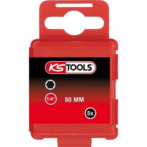 KS Tools 1/4" Belső hatszögletű bit - 50mm, 4mm, csomag 5 KS Tools 1/4" Belső hatszögletű bit - 50mm, 4mm, csomag 5