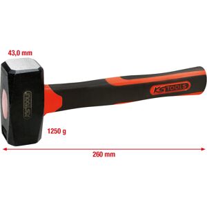 KS Tools 142.5126 Hammer - Induction Steel Fiberglass Handle - 26cm KS Tools 142.5126 Hammer - Induction Steel Fiberglass Handle - 26cm