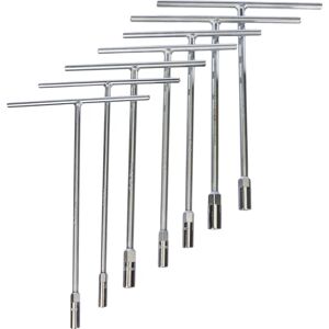 KS Tools T-Handle Socket Wrench Set - 7 Pieces, 8-14 mm KS Tools T-Handle Socket Wrench Set - 7 Pieces, 8-14 mm