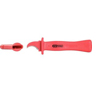 KS TOOLS Mehrzweckmesser - IEC 60900 Isolierung, Hakenklinge, Sicherheitsgriff KS TOOLS Mehrzweckmesser - IEC 60900 Isolierung, Hakenklinge, Sicherheitsgriff