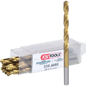 KS Tools 330.4050 Punta de Taladro - Revestido en TiN - 5mm KS Tools 330.4050 Punta de Taladro - Revestido en TiN - 5mm