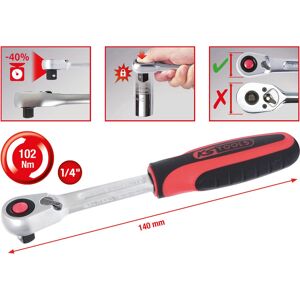 KS Tools 920.1490 Odwracalny klucz z przekładnią - 72 zęby, chrom-vanadium stal KS Tools 920.1490 Odwracalny klucz z przekładnią - 72 zęby, chrom-vanadium stal