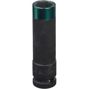 KS Tools Impact Steeksleutel - 15mm, Groen, 1/2" - Impact Socket KS Tools Impact Steeksleutel - 15mm, Groen, 1/2" - Impact Socket