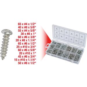KS Tools 970.0420 Steel Screw Assortment - 550 pcs - Screws & Bolts KS Tools 970.0420 Steel Screw Assortment - 550 pcs - Screws & Bolts
