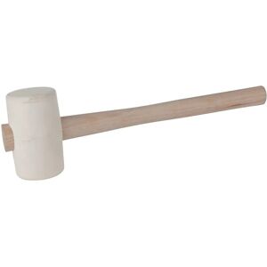 KS TOOLS Maillet en caoutchouc blanc - Marteau - Norme DIN 5128 - Publicité KS TOOLS Maillet en caoutchouc blanc - Marteau - Norme DIN 5128 - Publicité